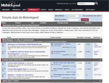 Tablet Screenshot of forums.motorlegend.com